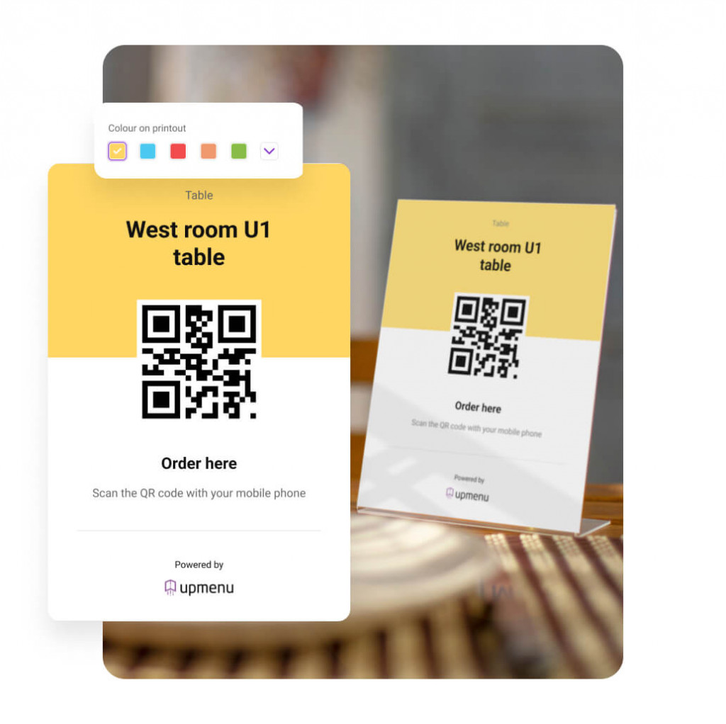 restaurants qr code menu - example of how to create