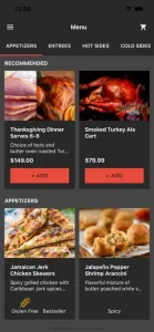 Branded mobile app for restaurant online ordering